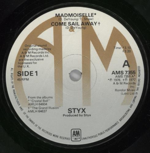 Styx 4-Track Maxi Single 7" vinyl single (7 inch record / 45) UK STX07TR751375