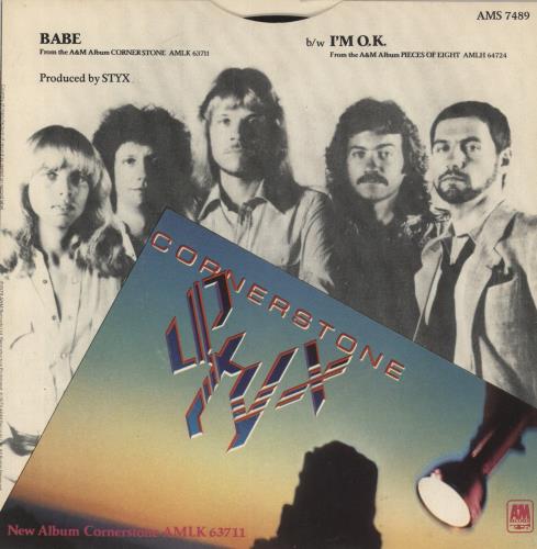 Styx Babe 7" vinyl single (7 inch record / 45) UK STX07BA239530