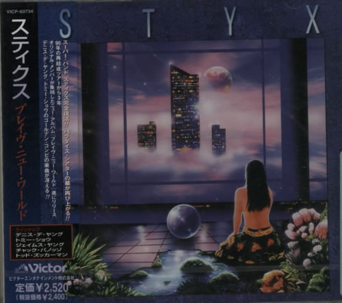 Styx Brave New World CD album (CDLP) Japanese STXCDBR612434