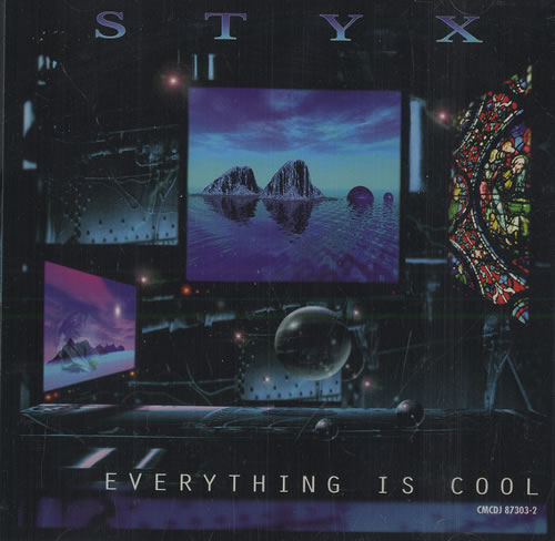 Styx Everything Is Cool CD single (CD5 / 5") US STXC5EV151908