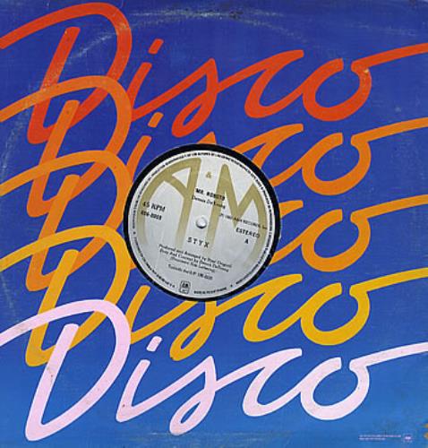 Styx Mr Roboto 12" vinyl single (12 inch record / Maxi-single) Colombian STX12MR298264
