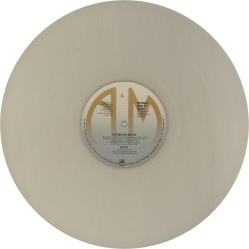 Styx Pieces Of Eight - Clear Vinyl vinyl LP album (LP record) UK STXLPPI117192