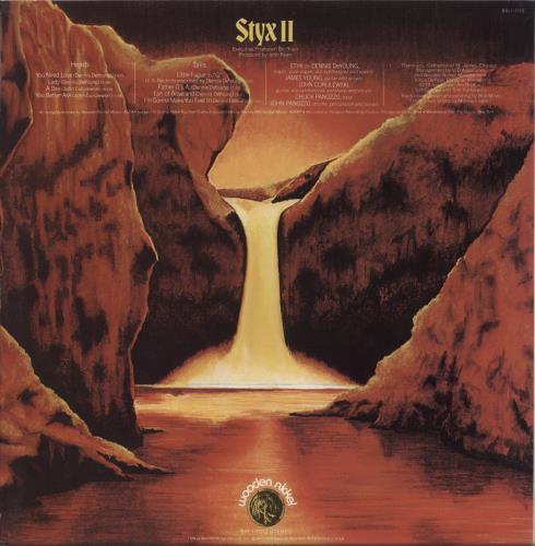 Styx Styx II vinyl LP album (LP record) US STXLPST877465