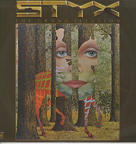 Styx The Grand Illusion vinyl LP album (LP record) Colombian STXLPTH327261