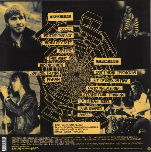 Subhumans Worlds Apart - Clear Red Vinyl vinyl LP album (LP record) US BHULPWO877992