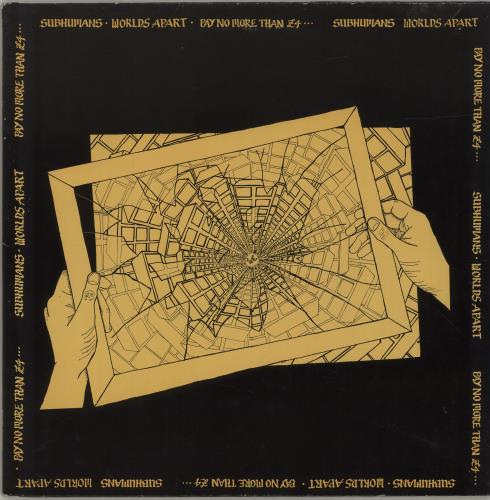 Subhumans Worlds Apart vinyl LP album (LP record) French BHULPWO687553