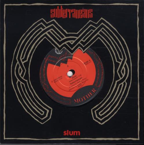 Subterraneans Slum 7" vinyl single (7 inch record / 45) UK S-J07SL503109