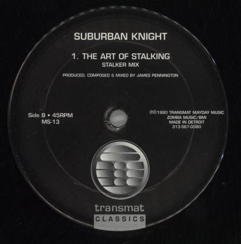 Suburban Knight The Art Of Stalking 12" vinyl single (12 inch record / Maxi-single) US 9UY12TH879781