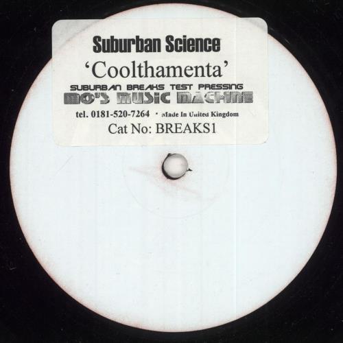 Suburban Science Coolthamenta 12" vinyl single (12 inch record / Maxi-single) UK 0UM12CO732596