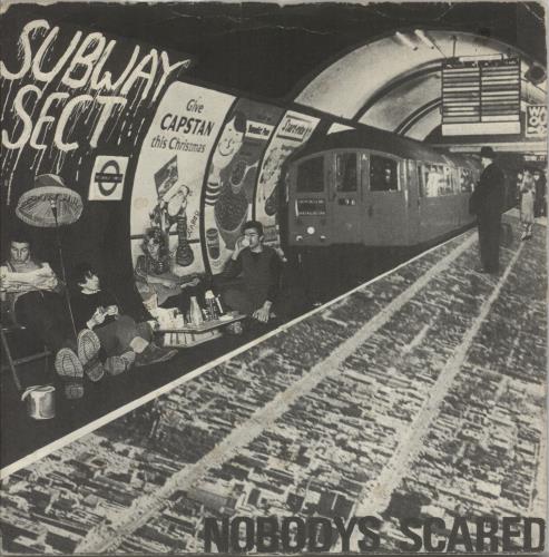 Subway Sect Nobody's Scared - VG 7" vinyl single (7 inch record / 45) UK SWU07NO867673
