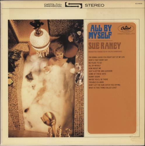 Sue Raney All By Myself vinyl LP album (LP record) Japanese S63LPAL880725