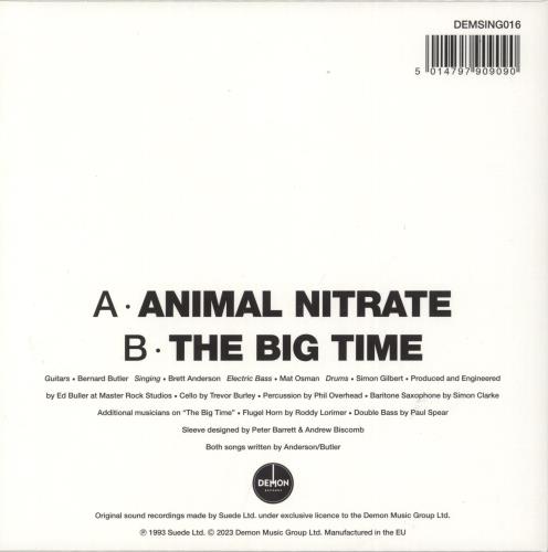 Suede Animal Nitrate 7" vinyl picture disc (7 inch picture disc single) UK SUE7PAN865890