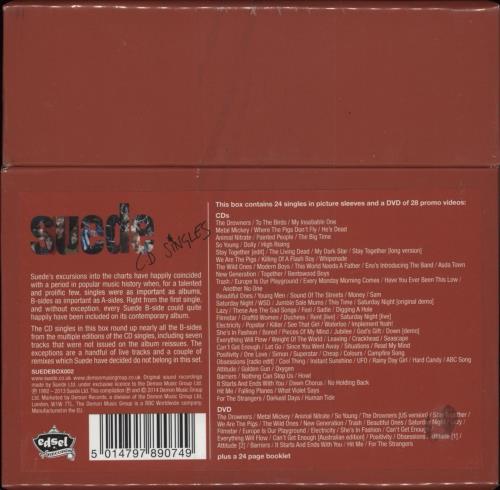 Suede C.D Singles box set UK SUEBXCD865065