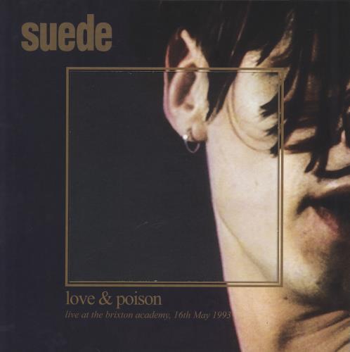 Suede Love & Poison (Live At The Brixton Academy, 16th May 1993) - Clear Vinyl 2-LP vinyl record set (Double LP Album) UK SUE2LLO786346