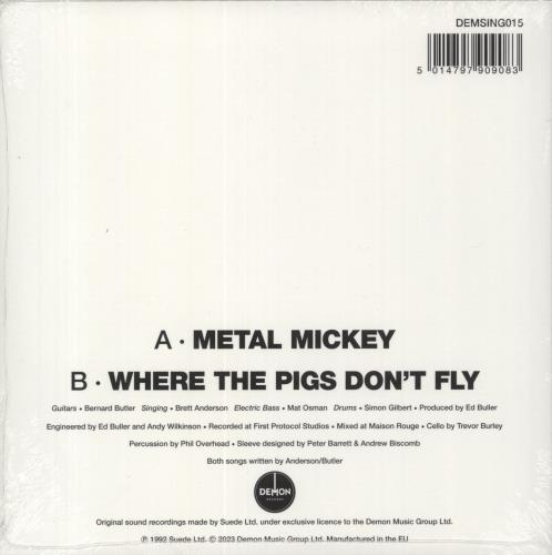 Suede Metal Mickey - Sealed 7" vinyl picture disc (7 inch picture disc single) UK SUE7PME850339