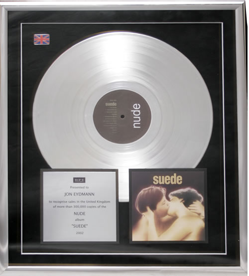 Suede Nude award disc UK SUEAWNU559733