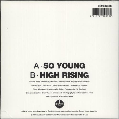 Suede So Young - Sealed 7" vinyl picture disc (7 inch picture disc single) UK SUE7PSO865168