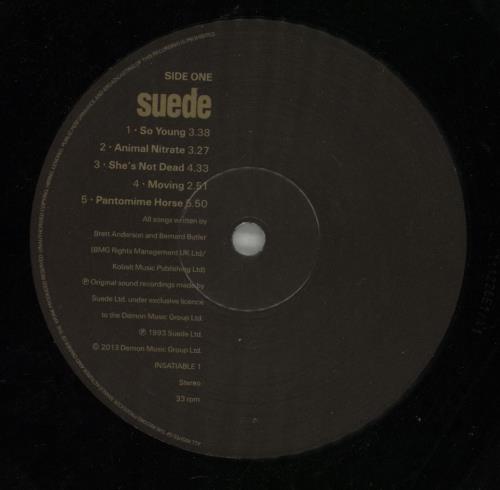 Suede Suede - 180gm Vinyl vinyl LP album (LP record) UK SUELPSU675759