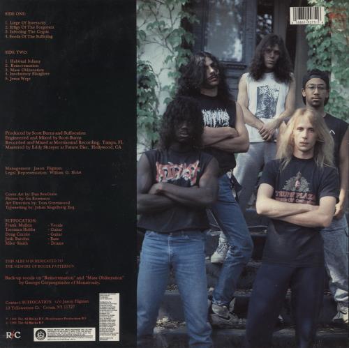 Suffocation Effigy Of The Forgotten - VG vinyl LP album (LP record) Dutch Y2LLPEF887324