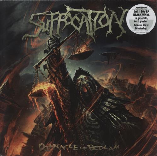 Suffocation Pinnacle Of Bedlam vinyl LP album (LP record) German Y2LLPPI891033