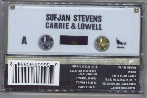 Sufjan Stevens Carrie & Lowell cassette album US SUJCLCA784046