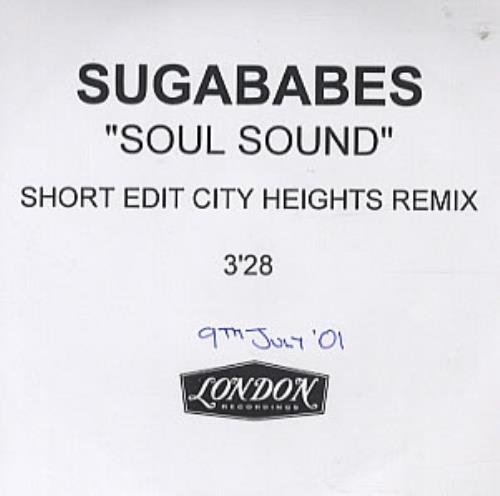 Sugababes Soul Sound CD-R acetate UK SGBCRSO333753