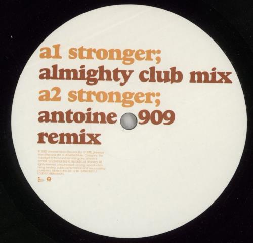 Sugababes Stronger/Angels With Dirty Faces 12" vinyl single (12 inch record / Maxi-single) UK SGB12ST228047