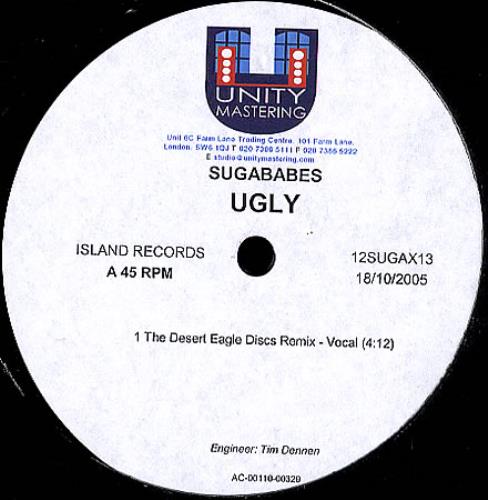 Sugababes Ugly 12" vinyl single (12 inch record / Maxi-single) UK SGB12UG363521