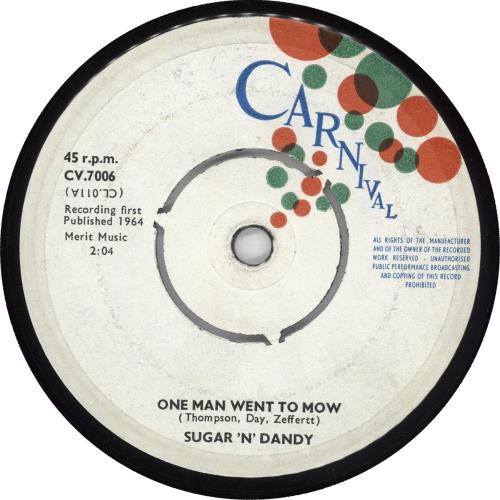 Sugar 'N' Dandy One Man Went To Mow vinyl LP album (LP record) UK Z2HLPON723366