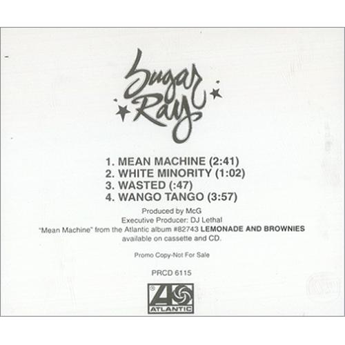 Sugar Ray Mean Machine CD single (CD5 / 5") US SRAC5ME197869