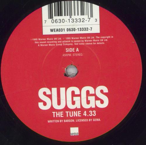 Suggs The Tune 7" vinyl single (7 inch record / 45) UK SGG07TH828926