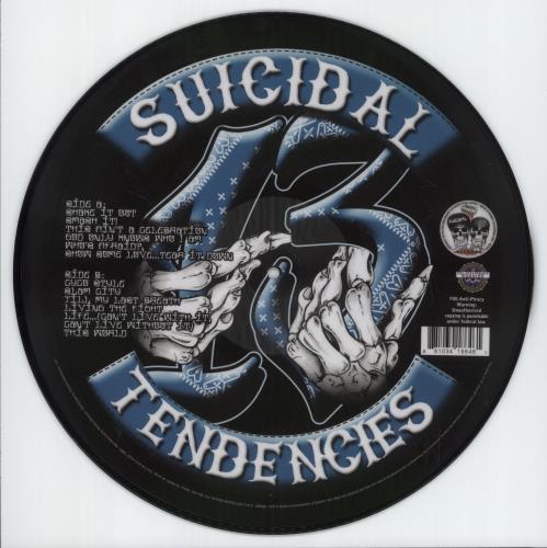 Suicidal Tendencies 13 - Collectors Edition picture disc LP (vinyl picture disc album) US SUIPDCO866275