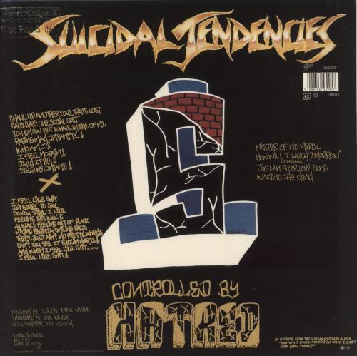 Suicidal Tendencies Controlled By Hatred/ Feel Like Sh*t... Deja-Vu - EX vinyl LP album (LP record) Dutch SUILPCO852813