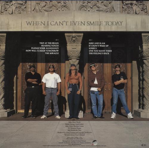 Suicidal Tendencies How Will I Laugh Tomorrow When I Can't Even Smile Today - EX vinyl LP album (LP record) German SUILPHO866270