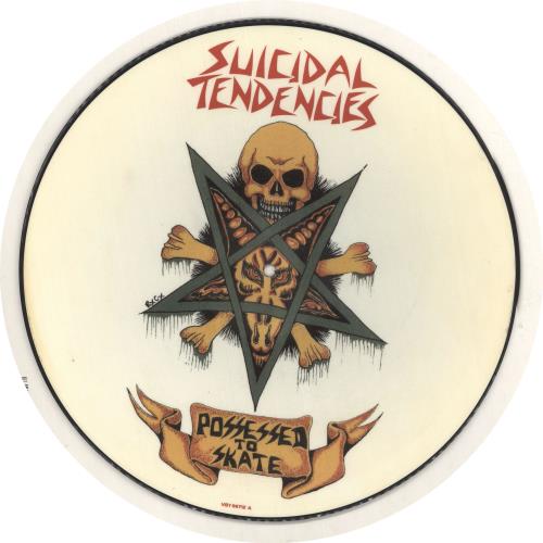 Suicidal Tendencies Possessed To Skate 12" vinyl picture disc (12 inch picture record) UK SUI2PPO730757