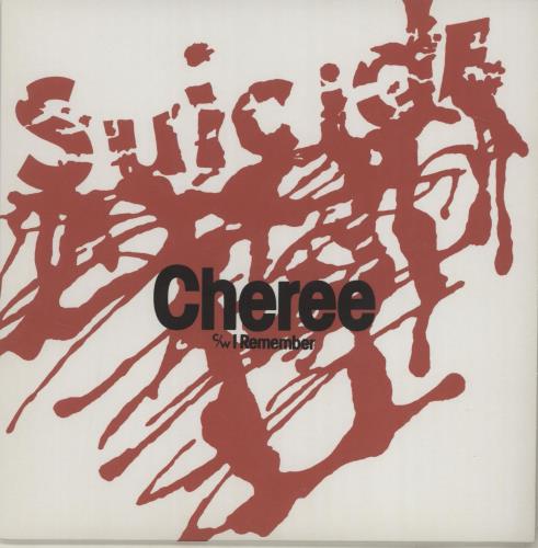 Suicide Cheree - RSD16 - Red Vinyl 7" vinyl single (7 inch record / 45) US SUD07CH683355