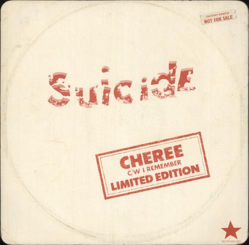 Suicide Cheree 12" vinyl single (12 inch record / Maxi-single) UK SUD12CH264472