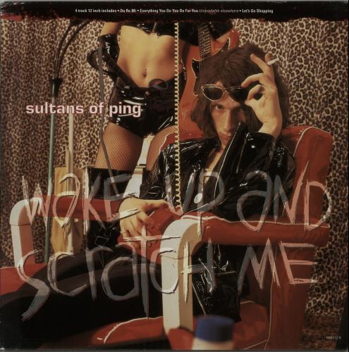 Sultans Of Ping F.C. Wake Up And Scratch Me 12" vinyl single (12 inch record / Maxi-single) UK OPI12WA645434