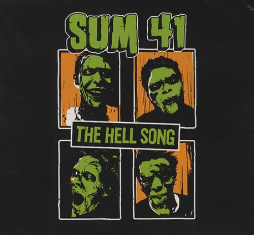 Sum 41 The Hell Song + Slipcase 2-CD single set (Double CD single) UK S412STH268541