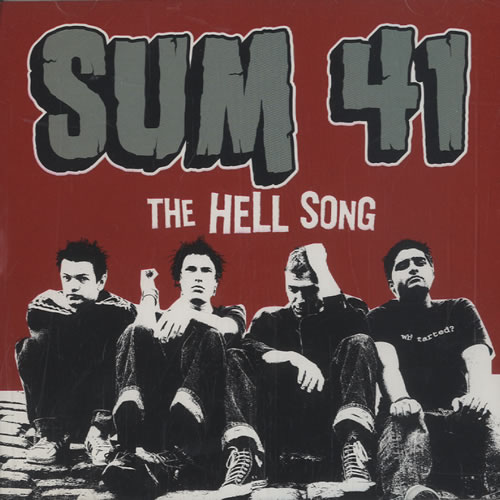 Sum 41 The Hell Song CD single (CD5 / 5") US S41C5TH464170