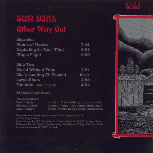 Sun Dial Other Way Out vinyl LP album (LP record) German UNALPOT817730