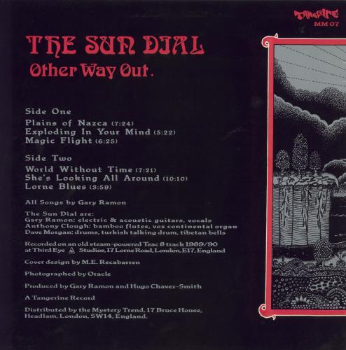 Sun Dial Other Way Out vinyl LP album (LP record) UK UNALPOT819794