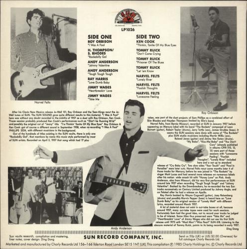 Sun Records Rockabilly Tunes vinyl LP album (LP record) UK SJJLPRO708429