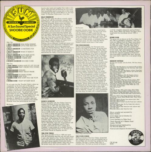 Sun Records Shoobie Oobie vinyl LP album (LP record) UK SJJLPSH585214