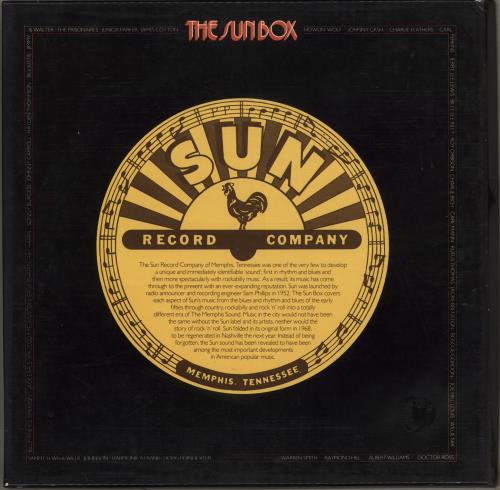 Sun Records The Sun Box Vinyl Box Set UK SJJVXTH712478