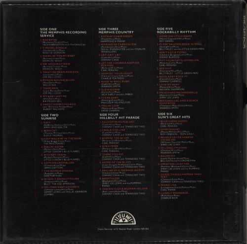 Sun Records The Sun Box Vinyl Box Set UK SJJVXTH712478