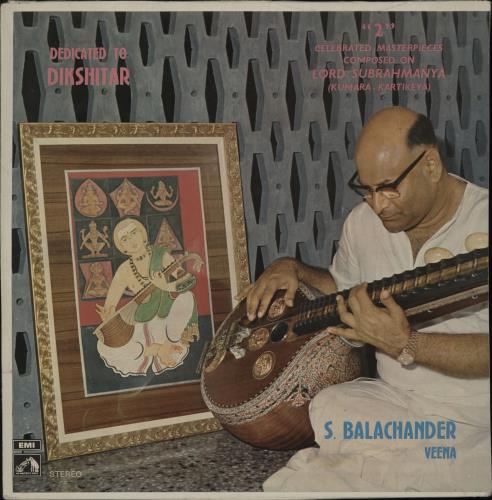 Sundaram Balachander Dedicated To Dikshitar vinyl LP album (LP record) Indian 17OLPDE753627