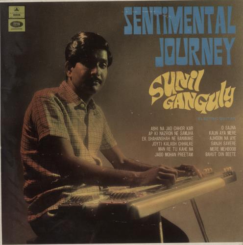 Sunil Ganguly Sentimental Journey vinyl LP album (LP record) Indian -V5LPSE880741