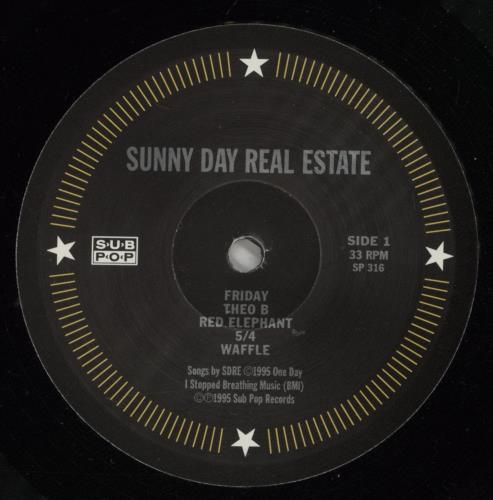 Sunny Day Real Estate Sunny Day Real Estate (The Pink Album) - 1st vinyl LP album (LP record) US SDRLPSU878542