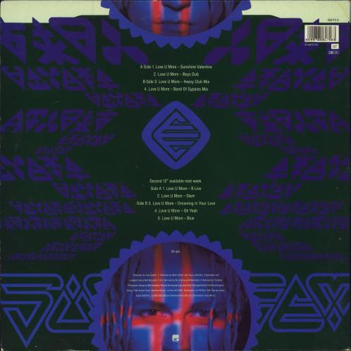 Sunscreem Love U More 12" vinyl single (12 inch record / Maxi-single) UK SNS12LO780142